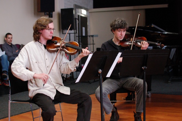 New works concert